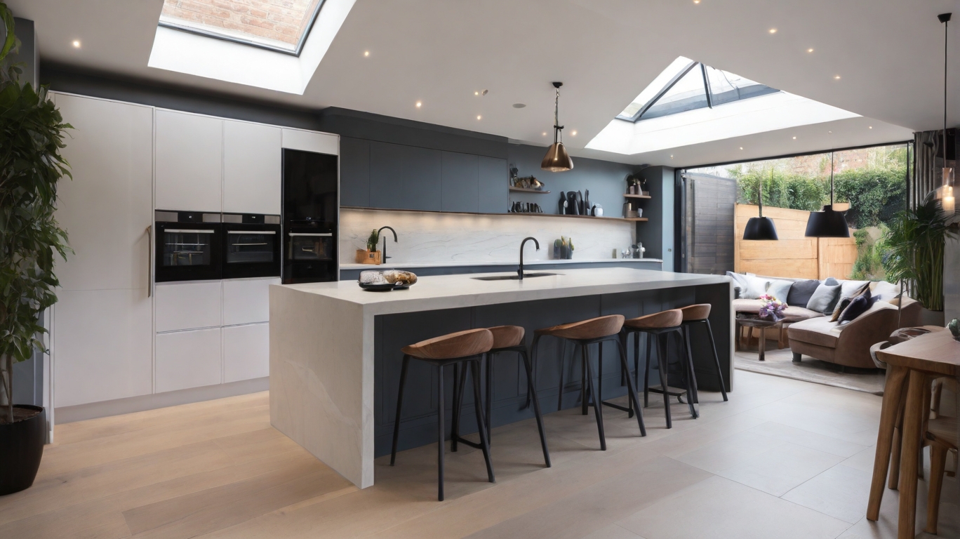 Architecture on kitchen extension and renovation